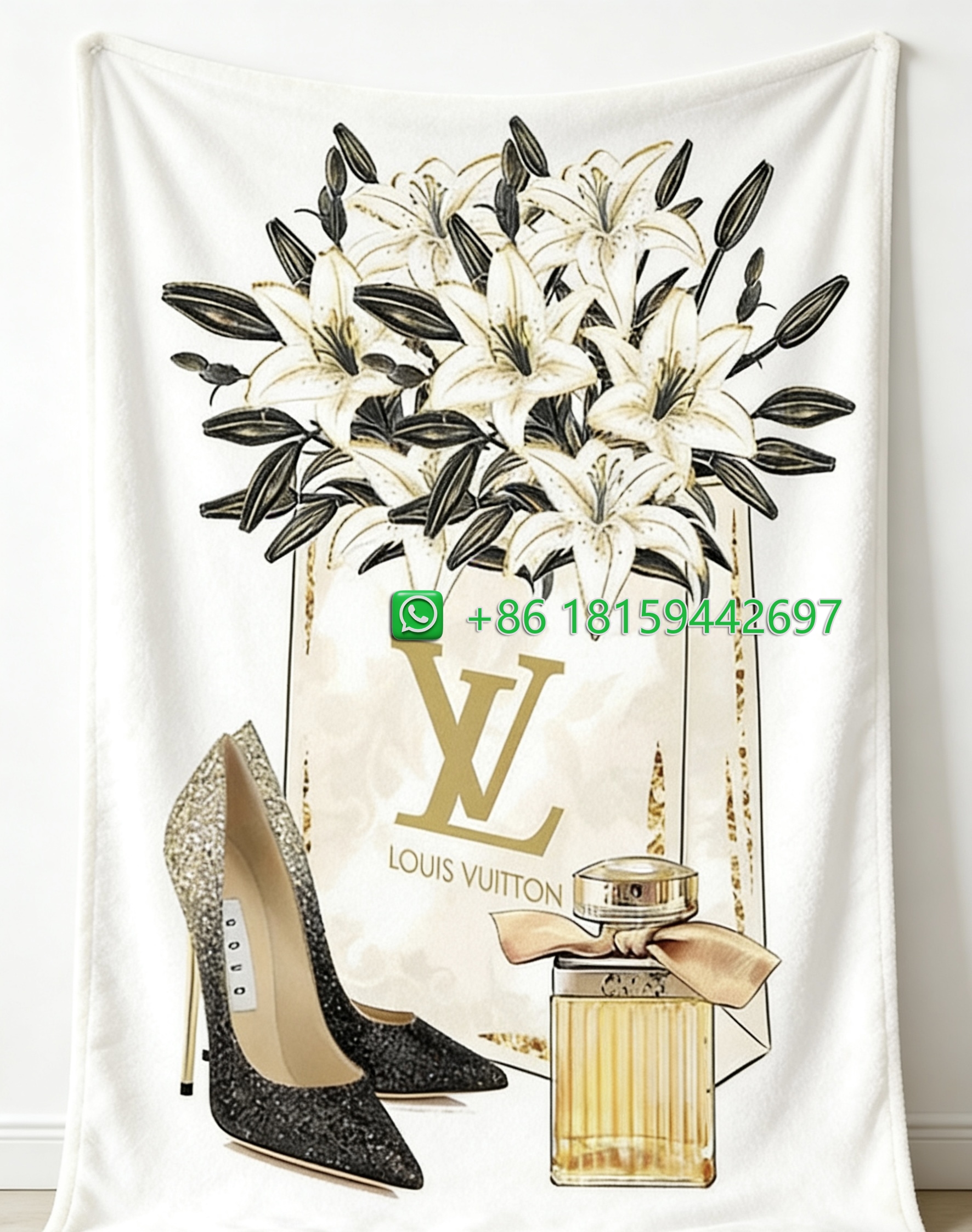 Louis Vuitton Throw Blankets